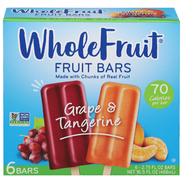 Whole Fruit Bars Grape & Tangerine