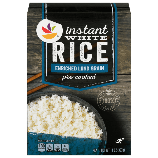 Stop & Shop Instant White Rice Enriched Long Grain Pre-Cooked