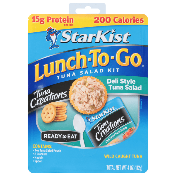 Starkist Lunch To Go Tuna Salad Kit Deli Style