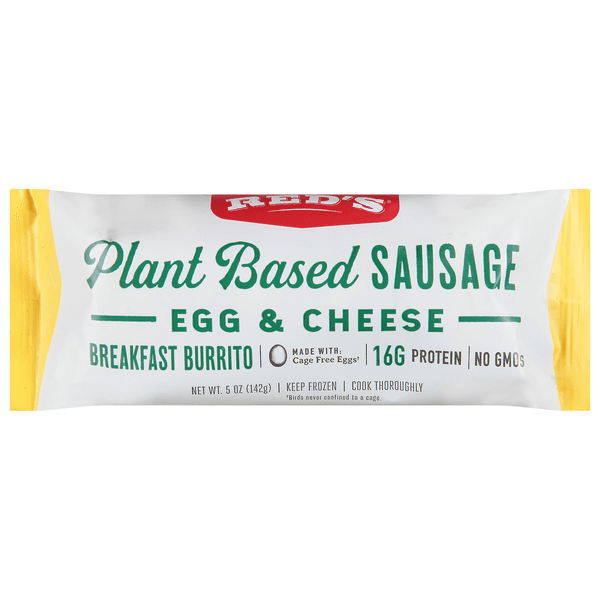 Red'S Plant-Based Sausage Egg & Cheese Breakfast Burrito