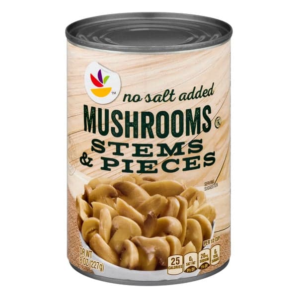 Stop & Shop Mushrooms Stems & Pieces No Salt Added