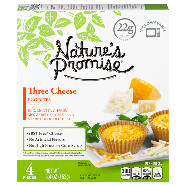Nature'S Promise Egg Bites Three Cheese