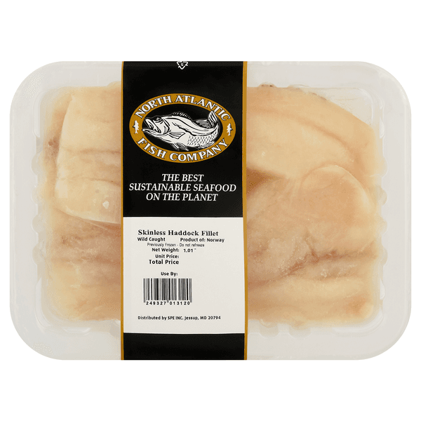 North Atlantic Fish Company Wild Skinless Haddock Fillet Previously