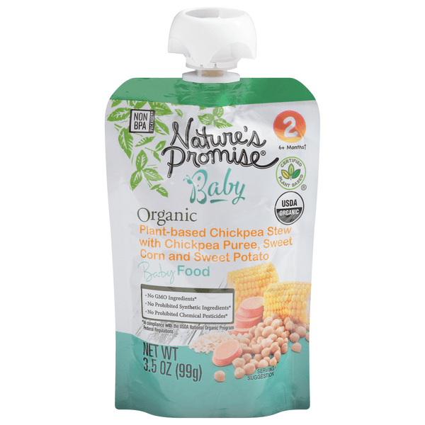 Nature'S Promise Baby Stage 2 Plant Based Chickpea Stew W/Chickpea Puree