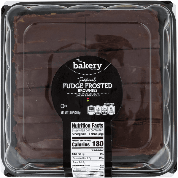 Stop & Shop The Bakery Traditional Fudge Frosted Brownies