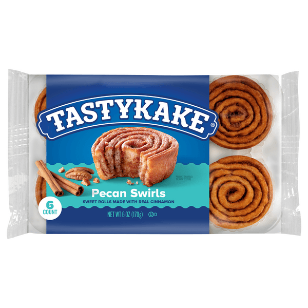 Tastykake Pecan Swirls Rolls
