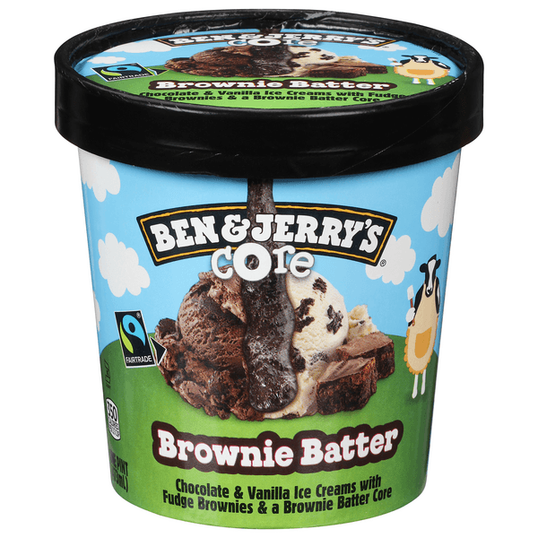 Ben & Jerry'S Brownie Batter Core Ice Cream