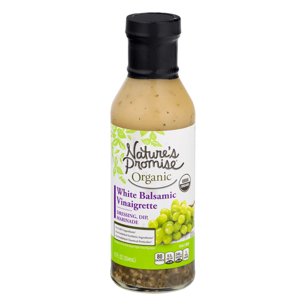 Nature'S Promise Organic Dressing, Dip, White Balsamic Vinaigrette