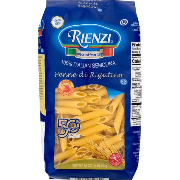 Rienzi Penne Di Rigatino Pasta