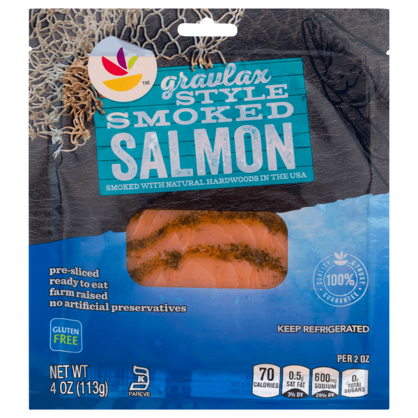 Our Brand Gravlax Style Smoked Salmon Pre-Sliced
