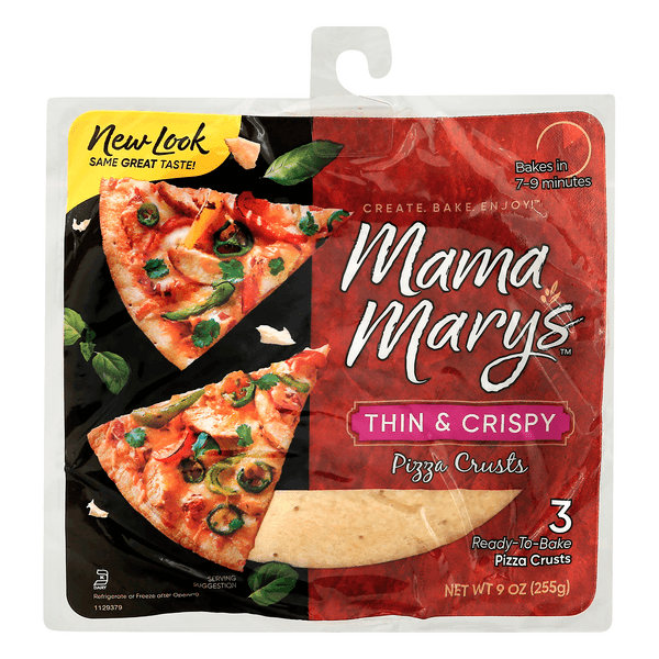 Mama Marys Pizza Crust Thin & Crispy Bag