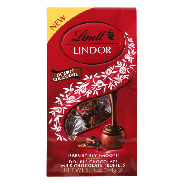 Lindt Lindor Milk Chocolate Truffles Double Chocolate