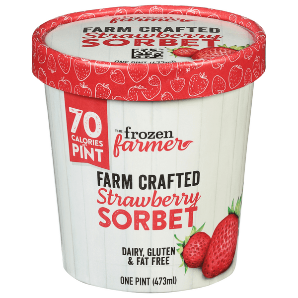 The  Farmer Farm Crafted Strawberry Sorbet