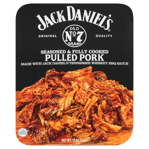 Jack Daniels Pulled Pork Seasoned And Cooked