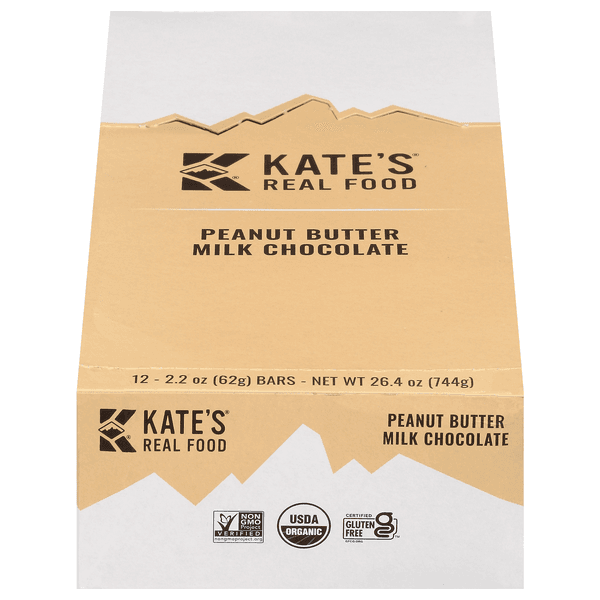 Kate'S Real Food Energy Tram Bar Peanut Butter Dark Chocolate