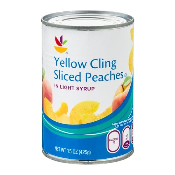 Our Brand Peaches Yellow Cling In Light Syrup
