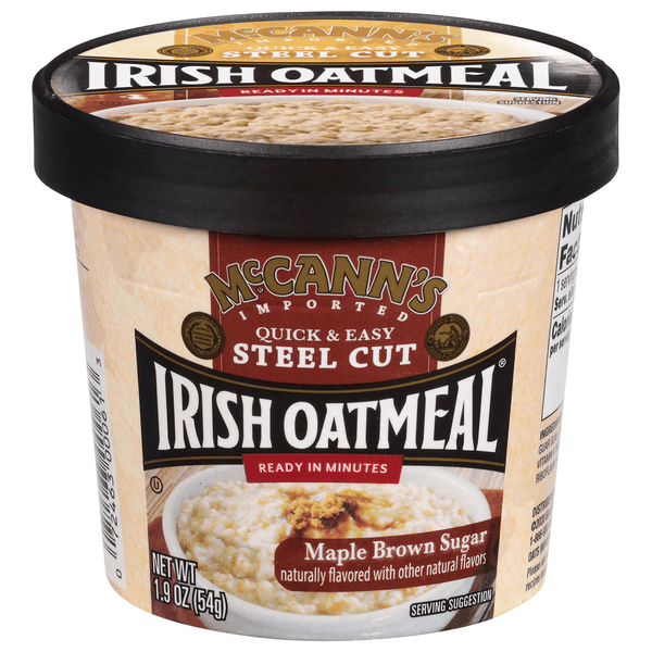 Mccanns Oatmeal Irish Steel Cut Maple Brown Sugar