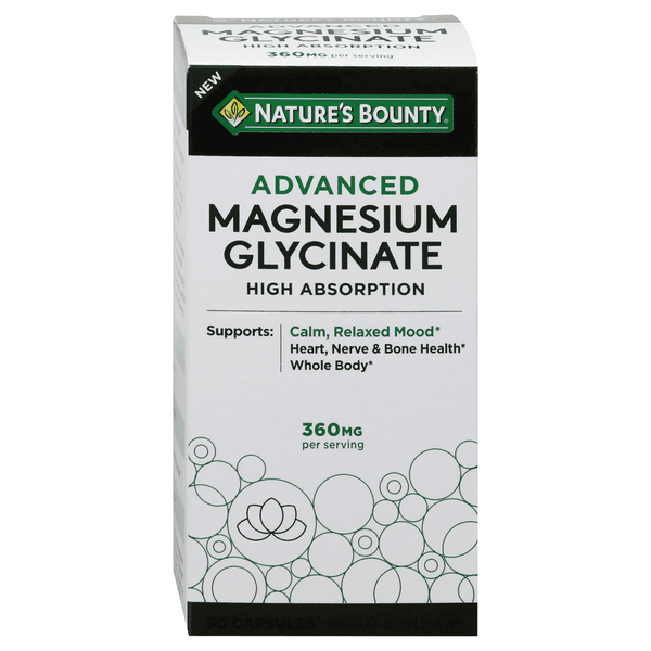 Nature'S Bounty Advanced Magnesium Glycinate Capsules