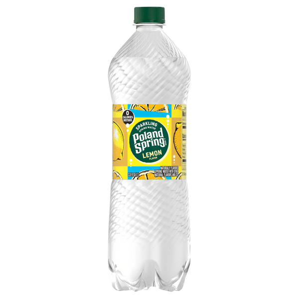 Poland Spring Lemon Sparkling Water