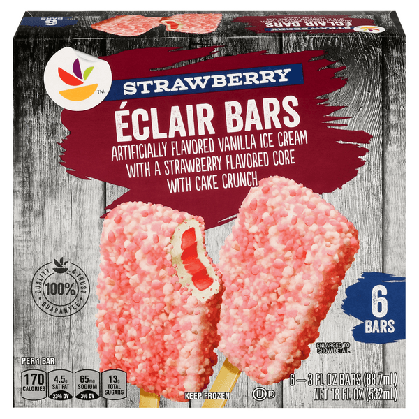 Stop & Shop Eclair Bars Strawberry