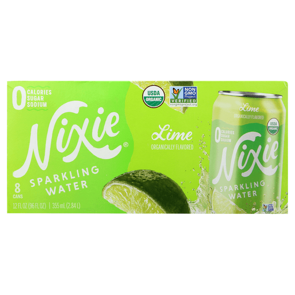 Nixie Sparkling Water Lime Organic