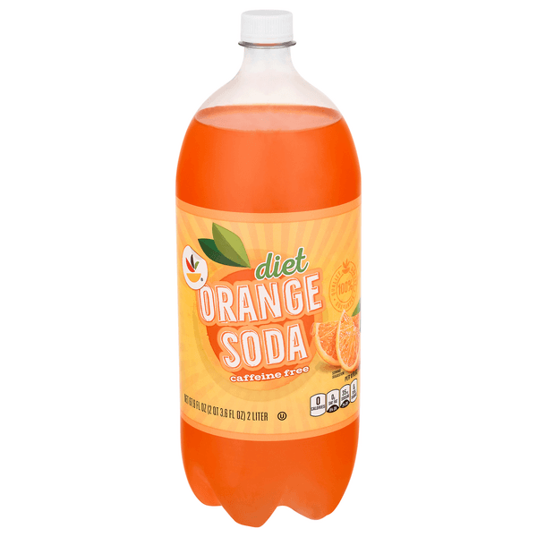 Stop & Shop Diet Orange Soda Caffeine Free