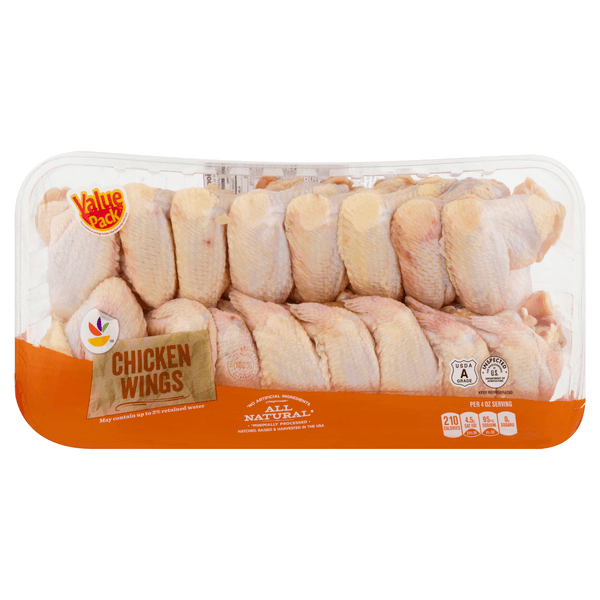 Stop & Shop All Natural Chicken Wings Value Pack Fresh