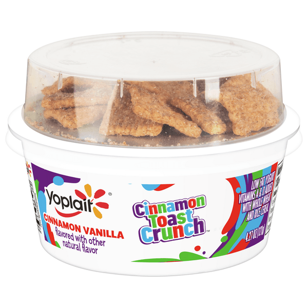 Yoplait Cinnamon Toast Crunch Cinnamon Vanilla Flavor