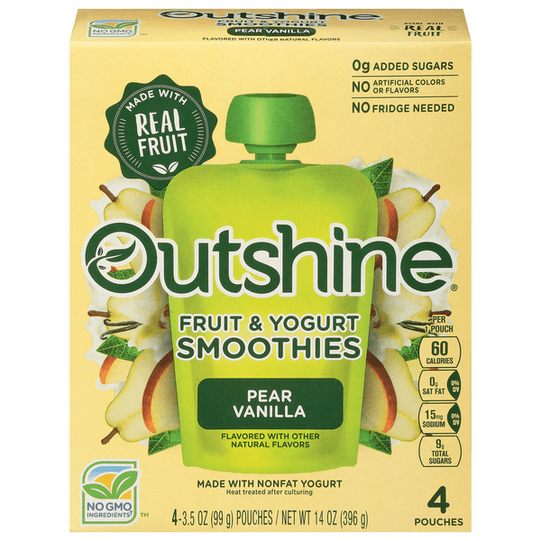 Outshine Fruit & Yogurt Smoothies Pear Vanilla