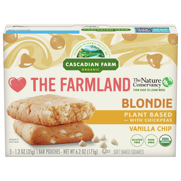 Cascadian Farm Organic Soft Baked Squares Vanilla Chip Blondie