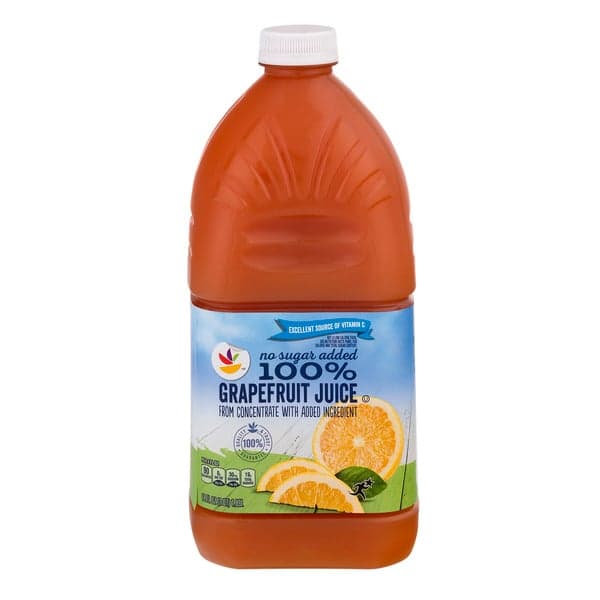 Our Brand 100% Grapefruit Juice From Concentrate No Sugar Added