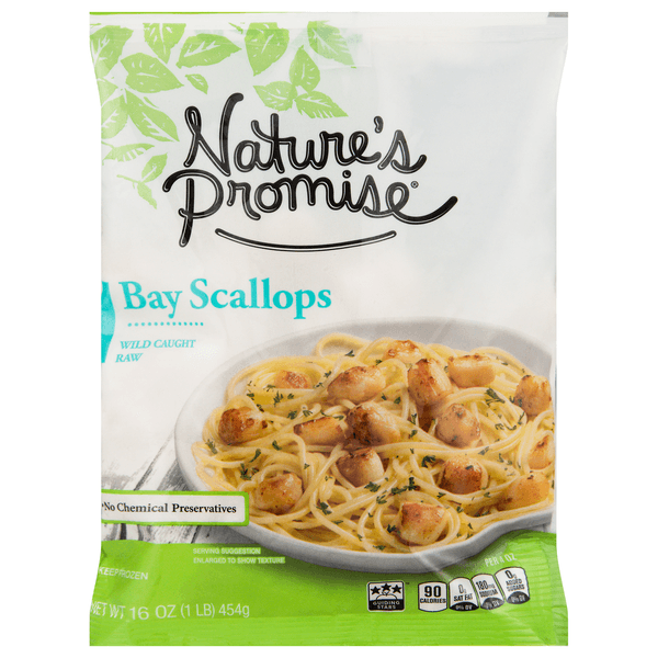 Nature'S Promise Wild Caught Bay Scallops 60- Per