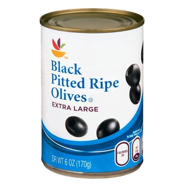 Stop & Shop Ripe Black Olives Extra Large Pitted