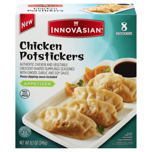 Innovasian Chicken Potsticker With Ponzu Sauce