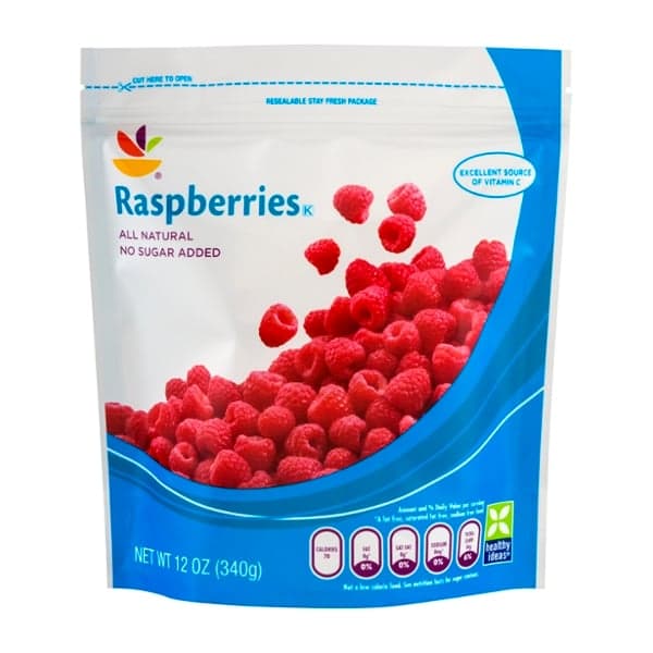 Stop & Shop Raspberries Unsweetened All Natural