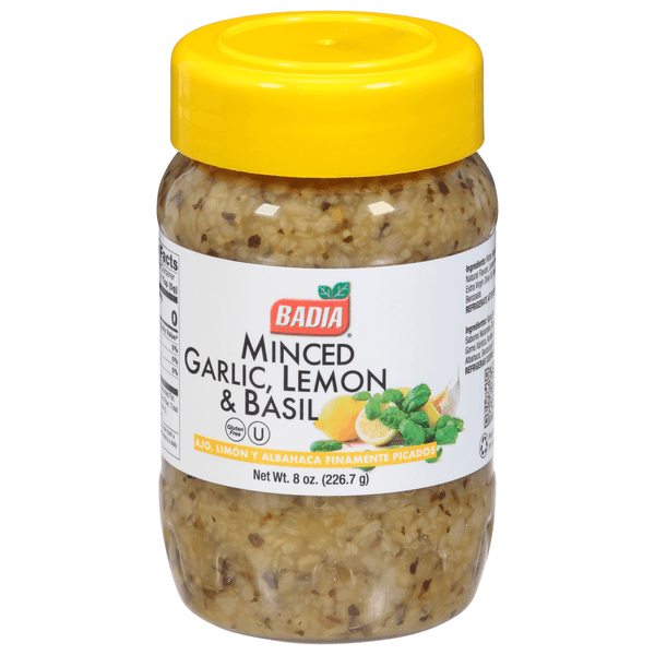 Badia Minced Garlic Lemon & Basil