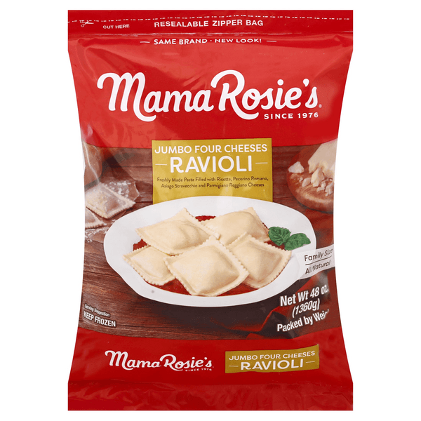 Mama Rosies Four Cheese Large Ravioli