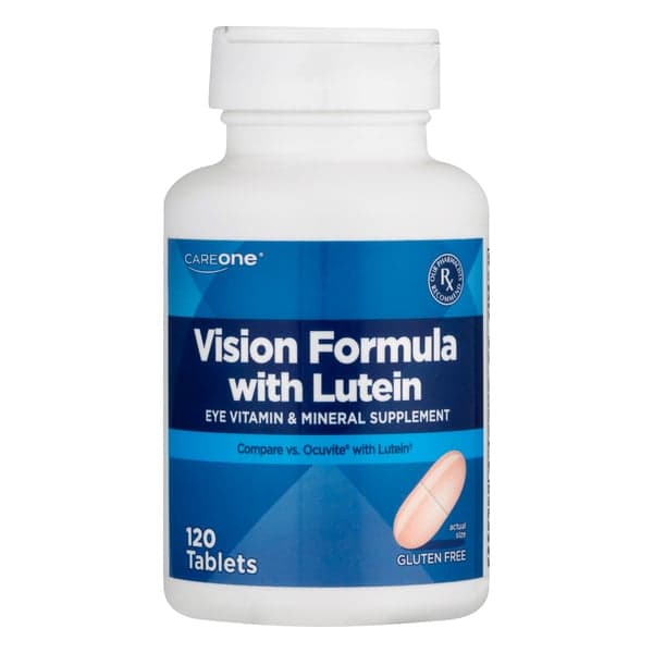 Careone Vision Formula With Lutein Tablets Gluten Free