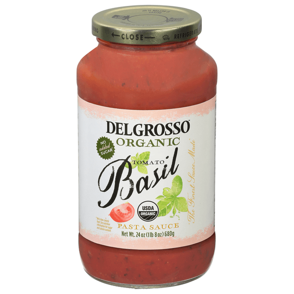 Delgrosso Pasta Sauce Tomato Basil Gluten Free Organic