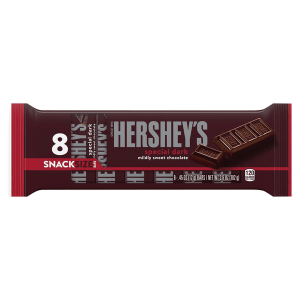 Hershey'S Special Dark Mildly Sweet Chocolate Candy Bars Snack Size