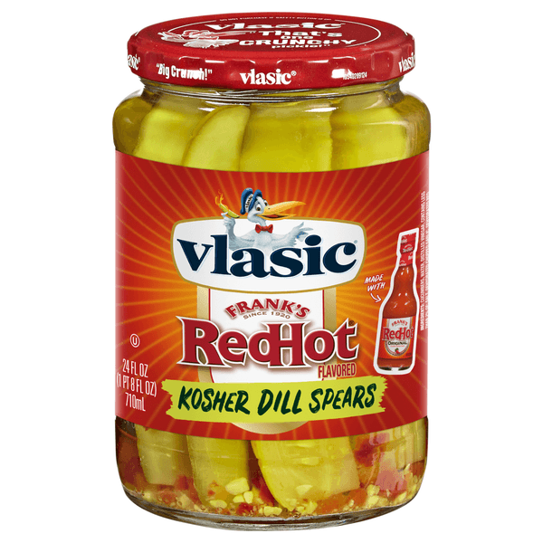 Vlasic Frank'S Redhot Kosher Dill Spears