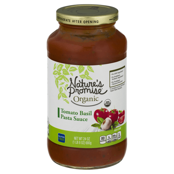 Nature'S Promise Organic Pasta Sauce Tomato Basil