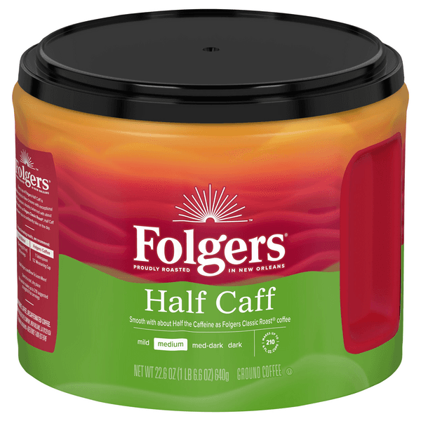 Folgers Half Caff Ground Coffee