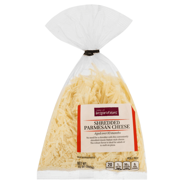 Taste Of Inspirations Parmesan Cheese Shredded