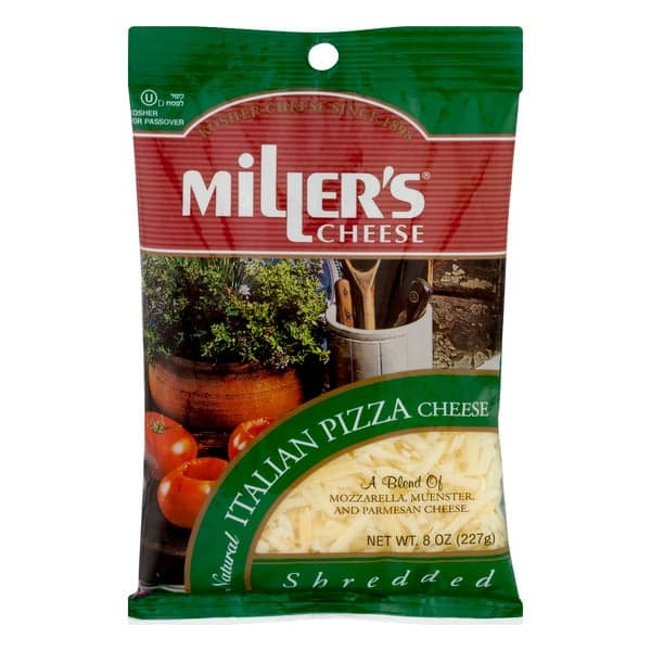Miller'S Italian Pizza Shredded Cheese