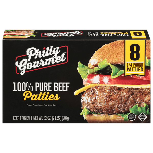 Philly Gourmet 100 Percent Beef Patty