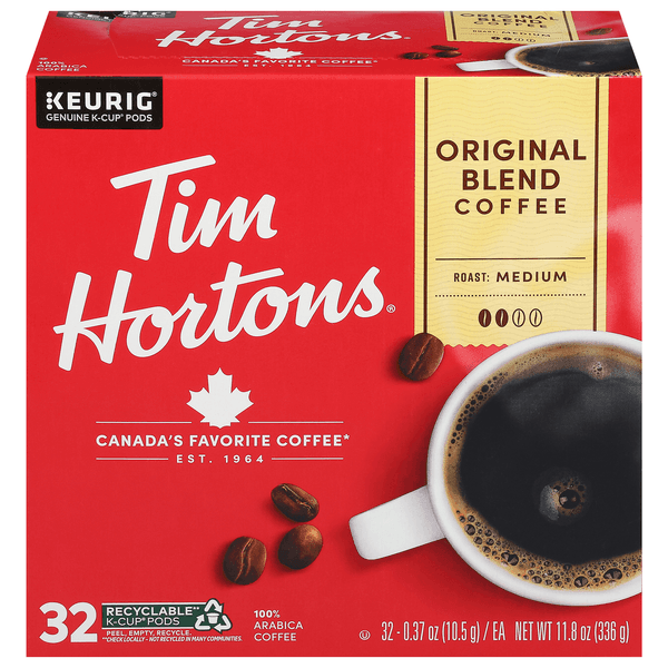 Tim Hortons Original Blend Medium Roast Coffee K