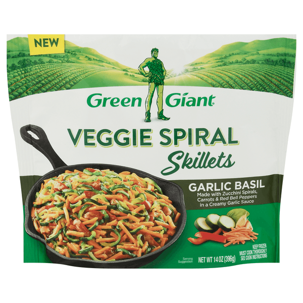 Green Giant Veggie Spiral Skillets Garlic Basil