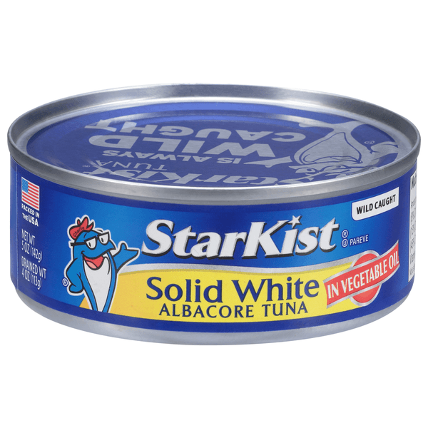 Starkist Tuna Albacore Solid White In Vegetable Oil
