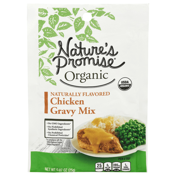 Nature'S Promise Organic Gravy Mix Packet Chicken